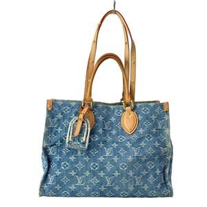 Louis Vuitton Onthego MM Monogram Denim Tote Bag M46871